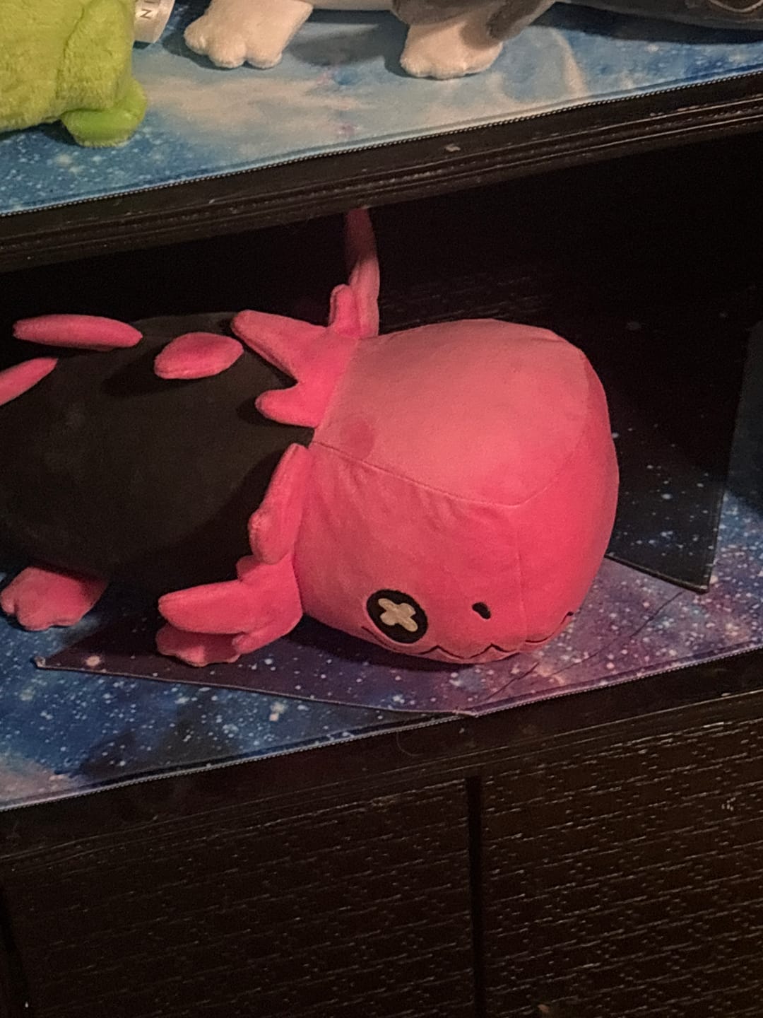 Customer photo review of Rain World - Glowing Pink Lizard Plush