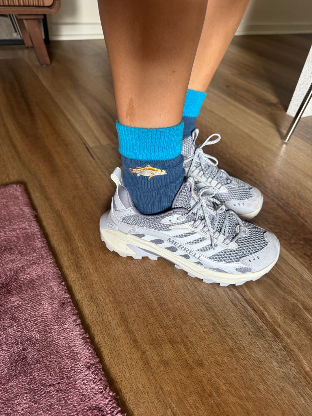 Customer photo review of Barramundi Fish Socks