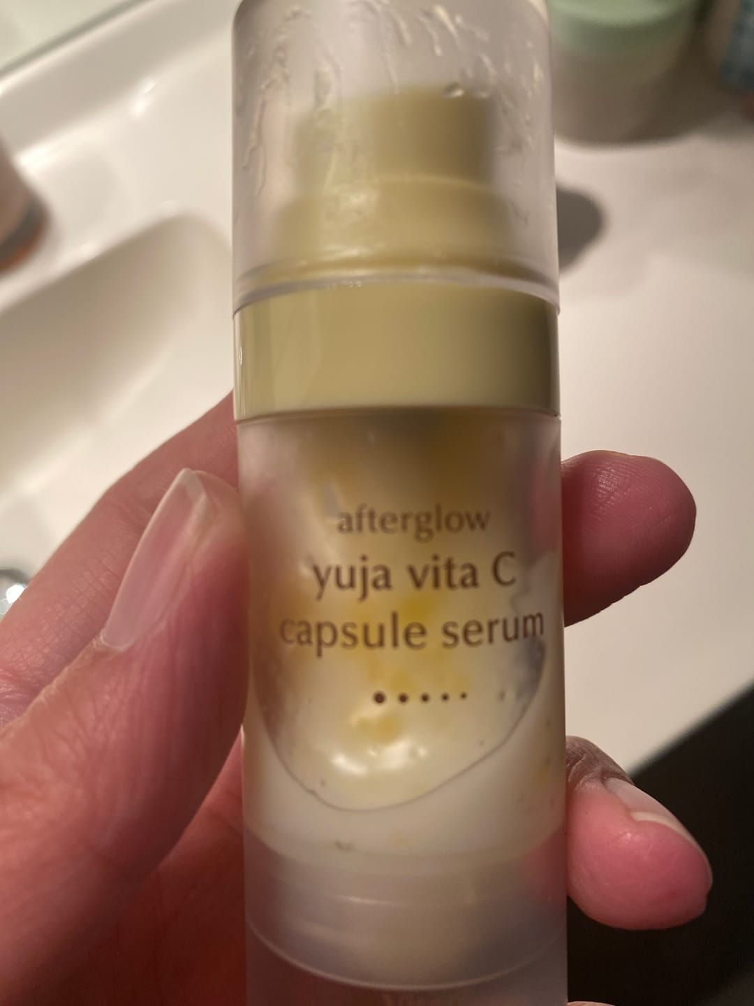 Customer photo review of Luvum Yuja Vita C Capsule Serum (30ml)