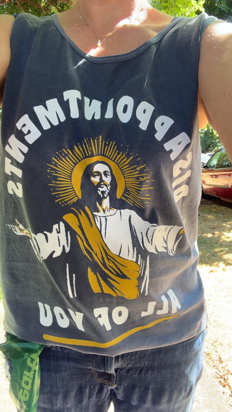 Customer photo review of Disappointments All Of You Comfort Colors Tank Top