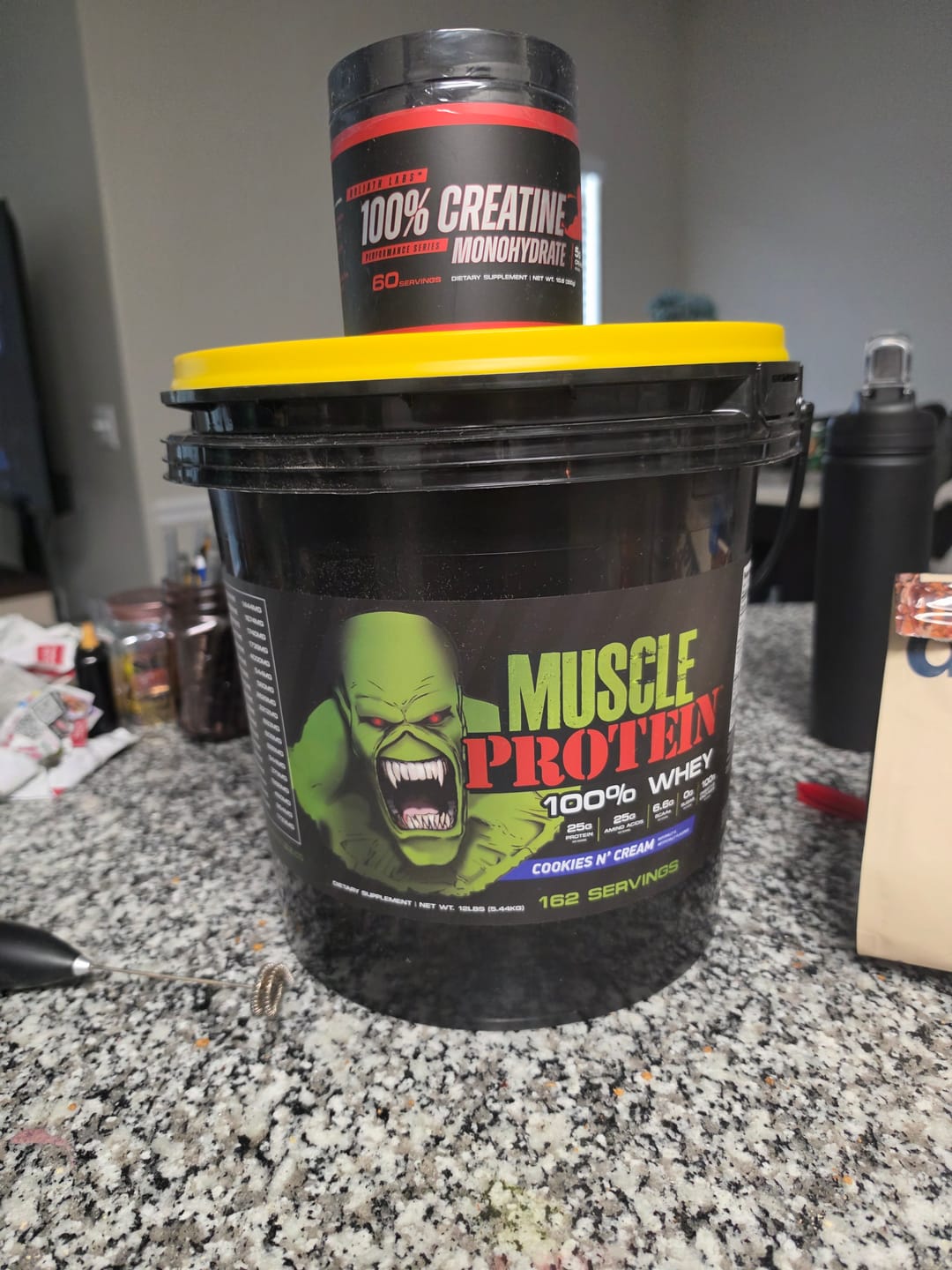 Customer photo review of 100% Creatine Supplement