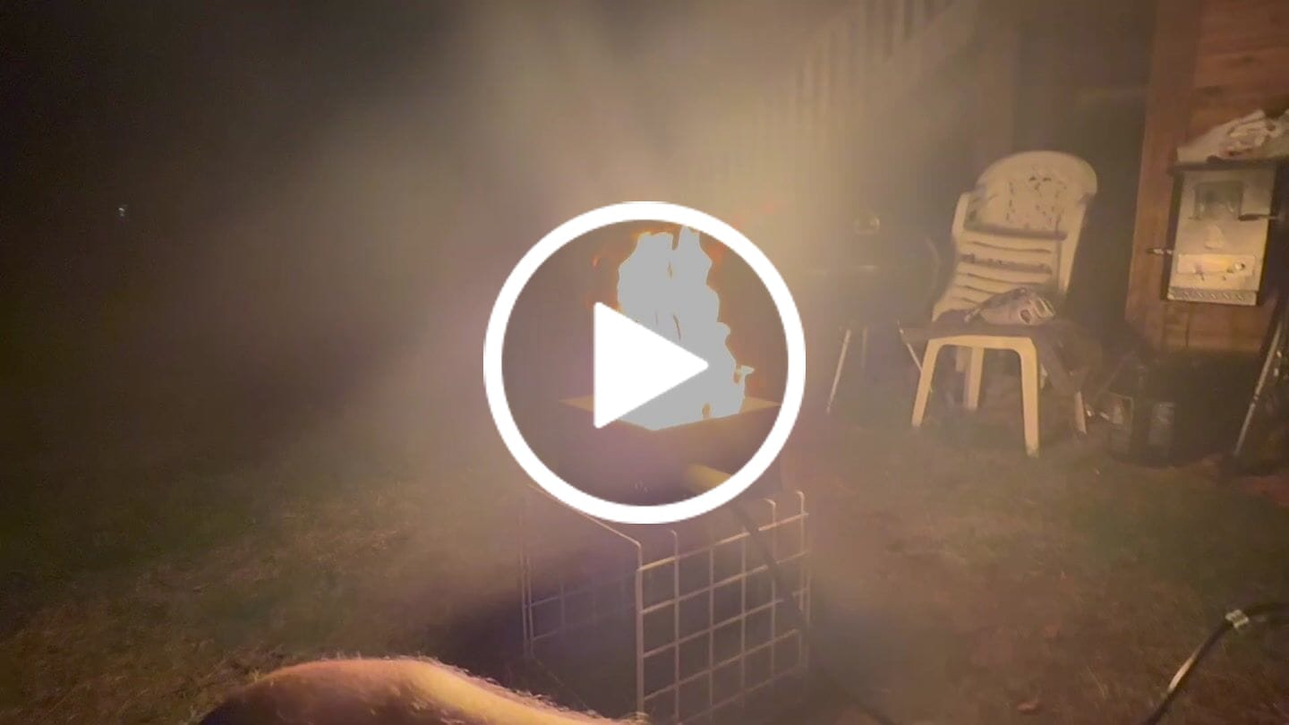 Customer video review of Dragon's Breath Smokeless Propane Fire Pit (12")