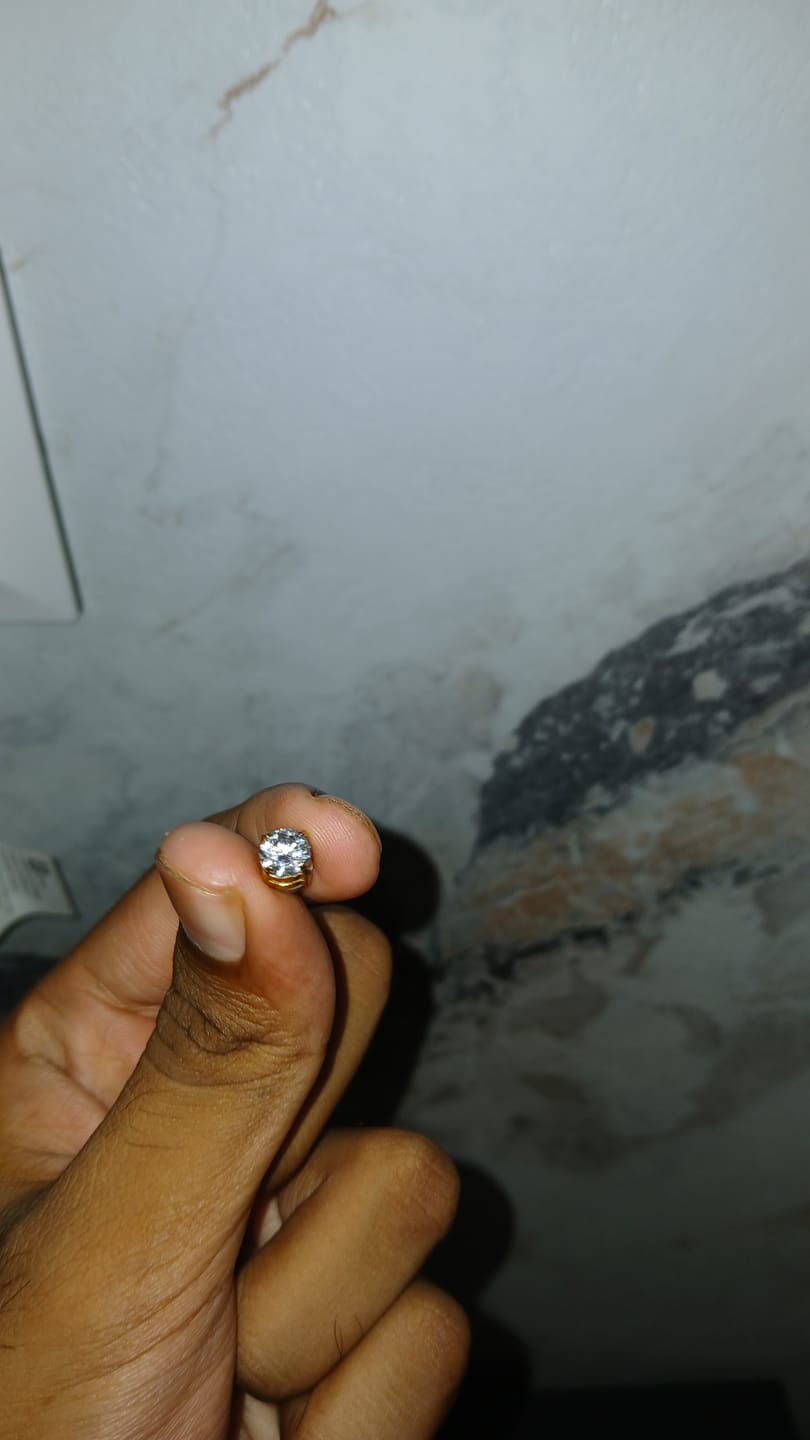 Customer photo review of Ear Stud (Magnetic Non-Pierced)