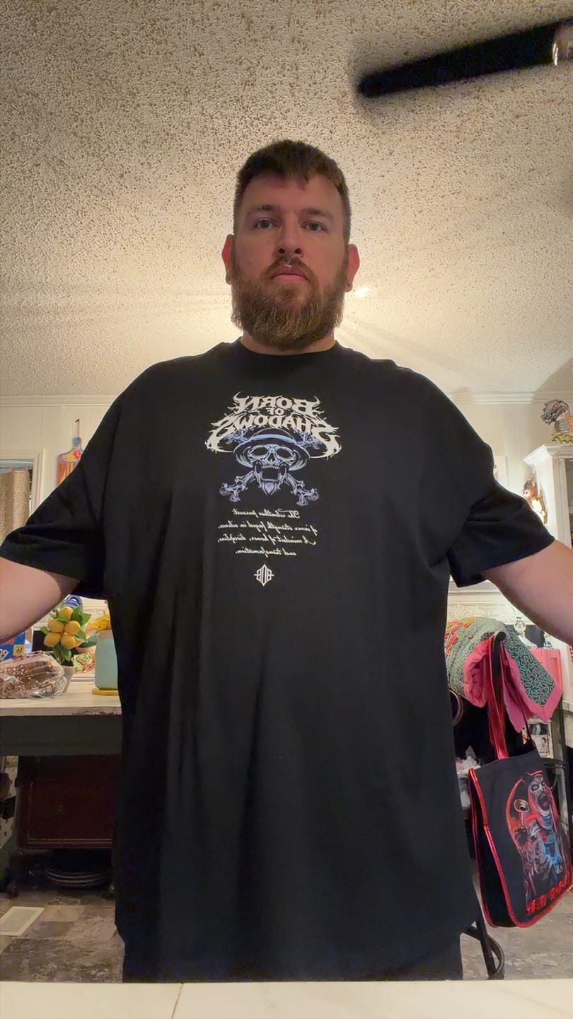 Customer photo review of [Limited Edition] 'One Piece: Luffy Gear 5' Back T-Shirt