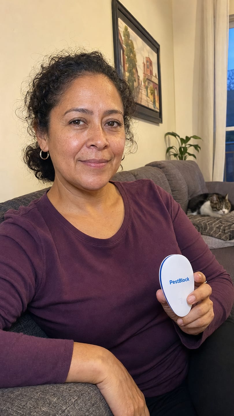 Customer photo review of PestBlock™ Repelente de Plagas 2026 - Tecnología Adaptativa