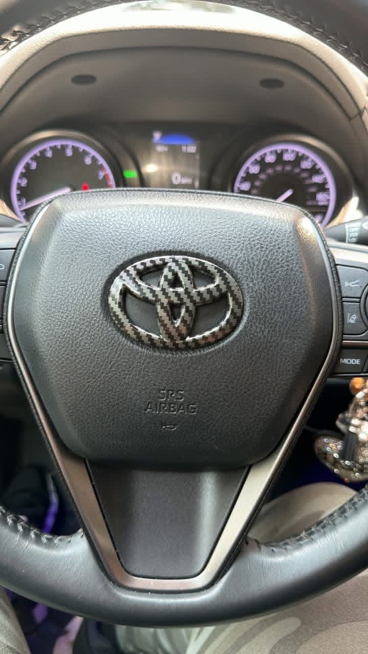 Customer photo review of Steering Wheel Emblem Overlay