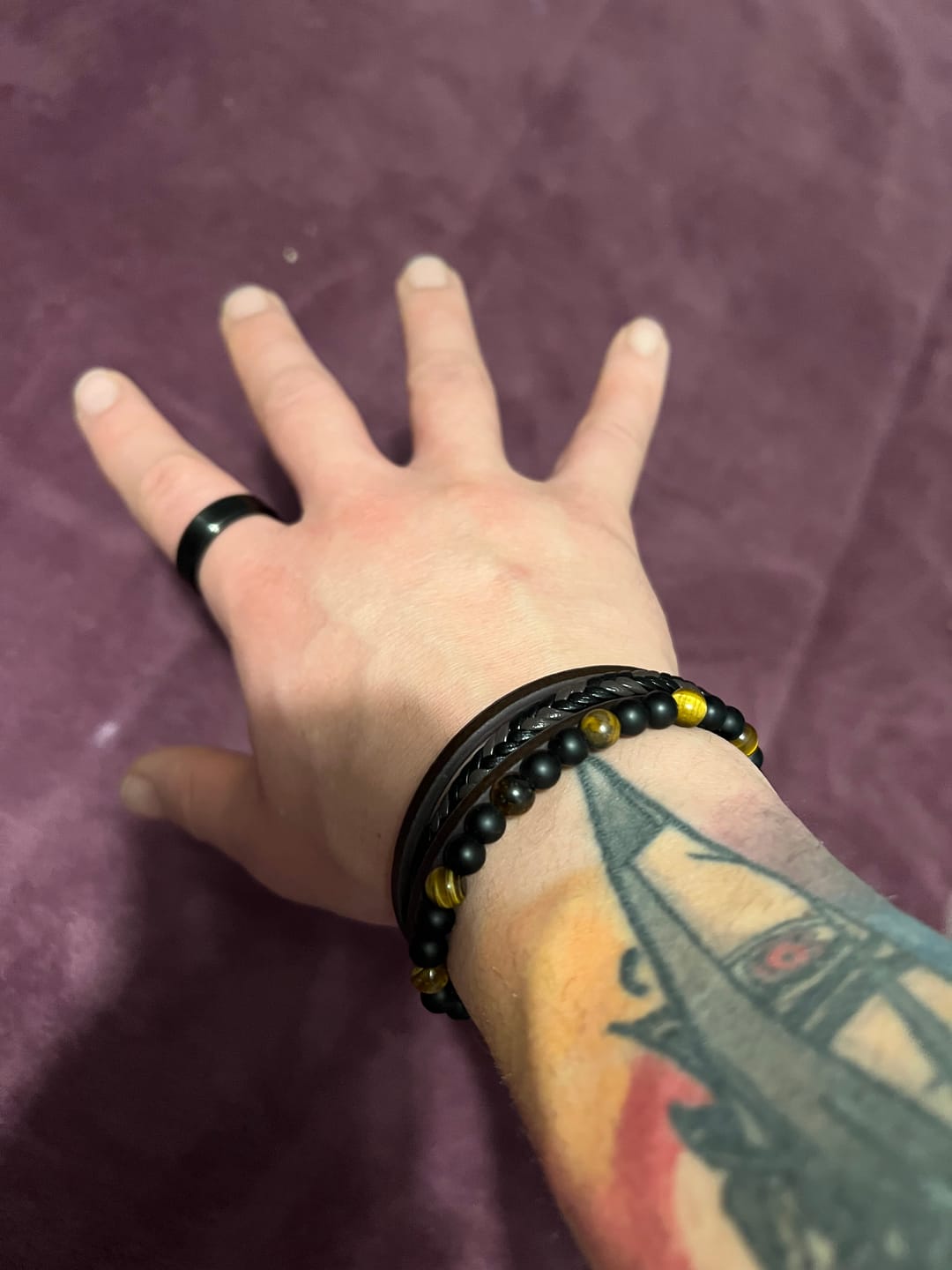 Customer photo review of Pulsera LeatherCraft Brown - Private Collection