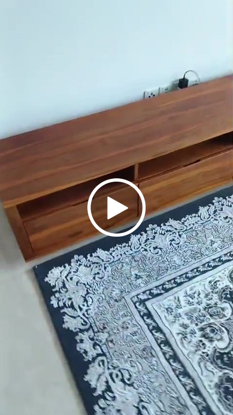 Customer video review of 180 cm Solid Teak Wood TV Stand