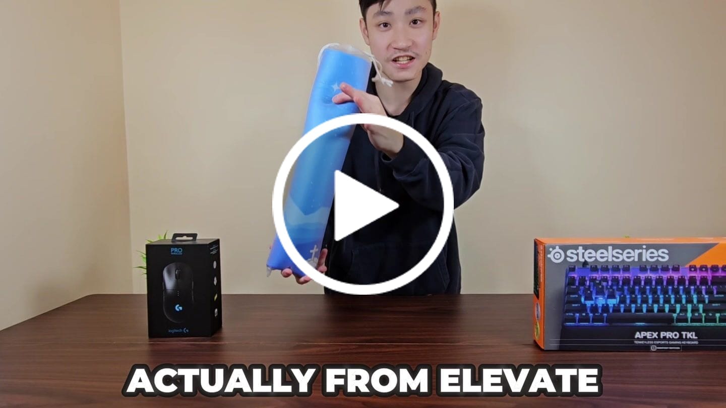 Customer video review of Cross Blue Mousepad