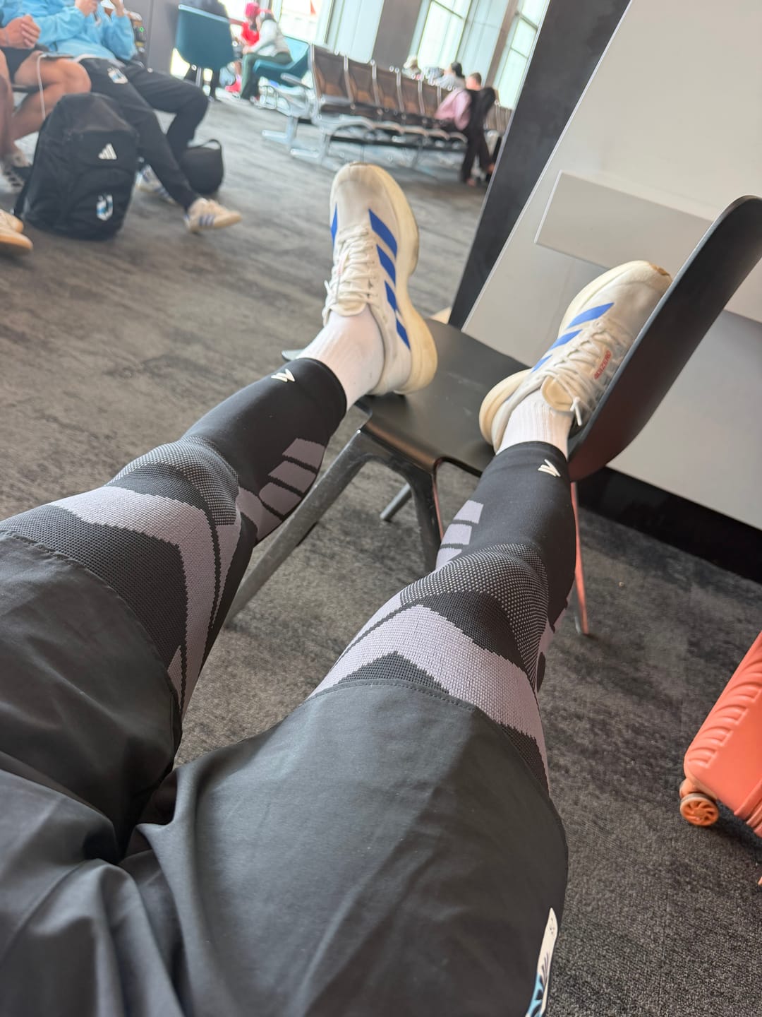 Customer photo review of Compression Sleeves V2 for Knees and Legs