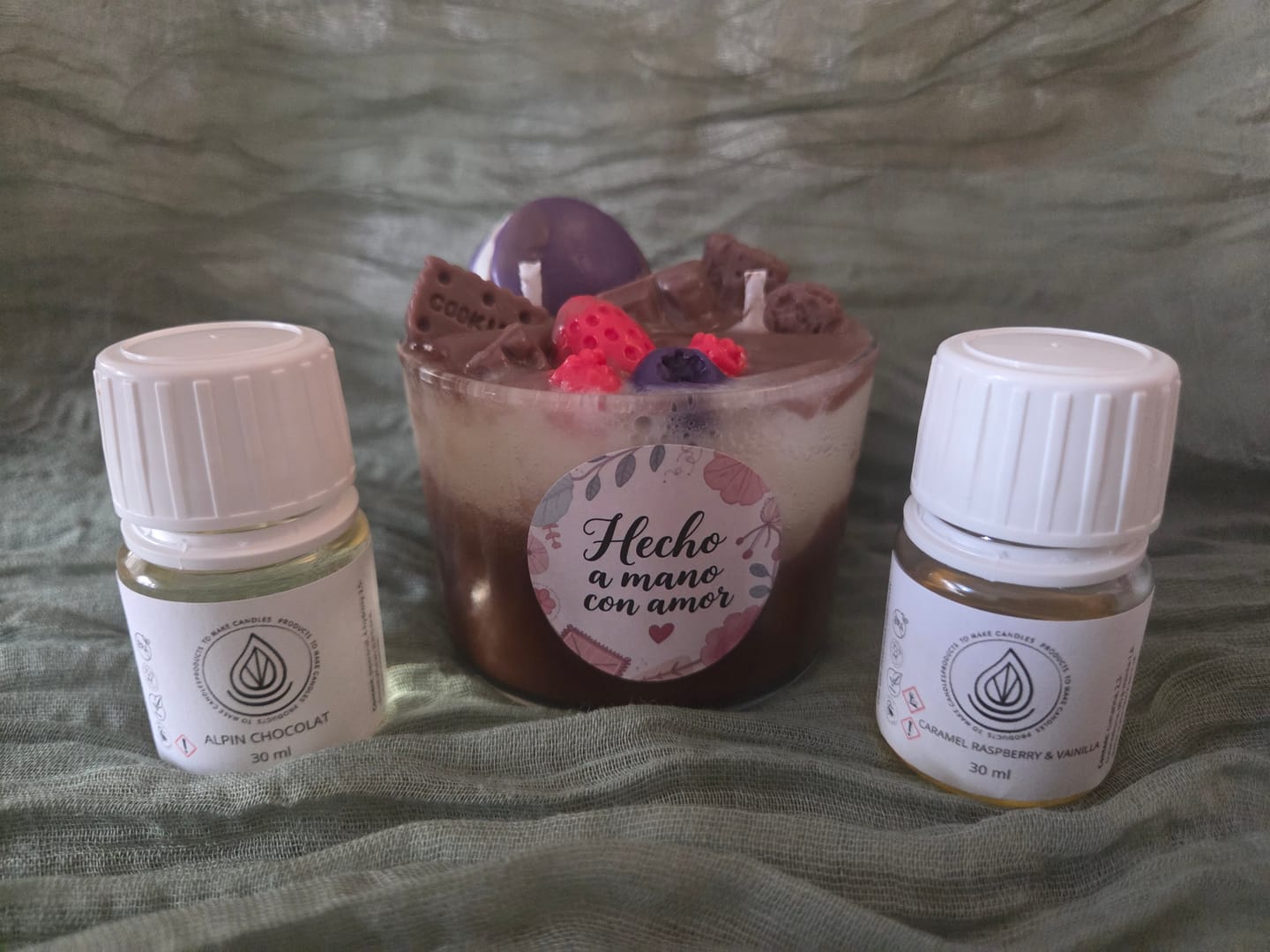 Customer photo review of Fragancia CARAMEL RASPBERRY & VAINILLA