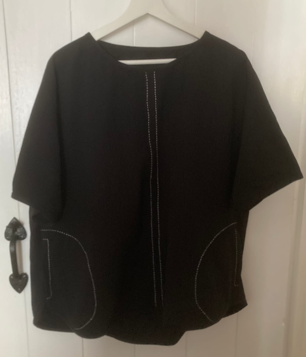 Customer photo review of Linen Feel 100% Cotton Fabric