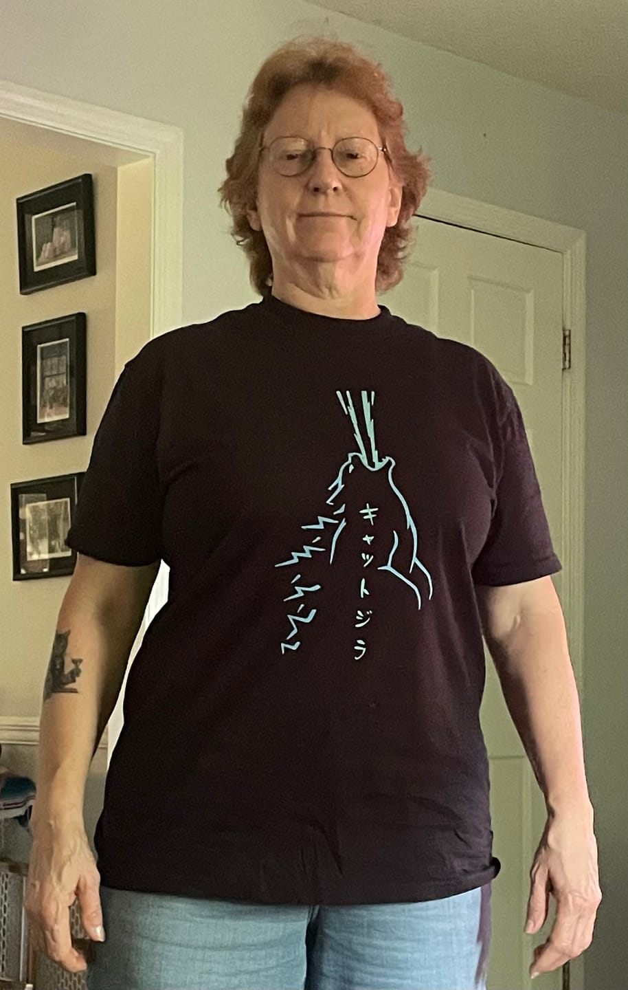 Customer photo review of Atomic Roar T-Shirt