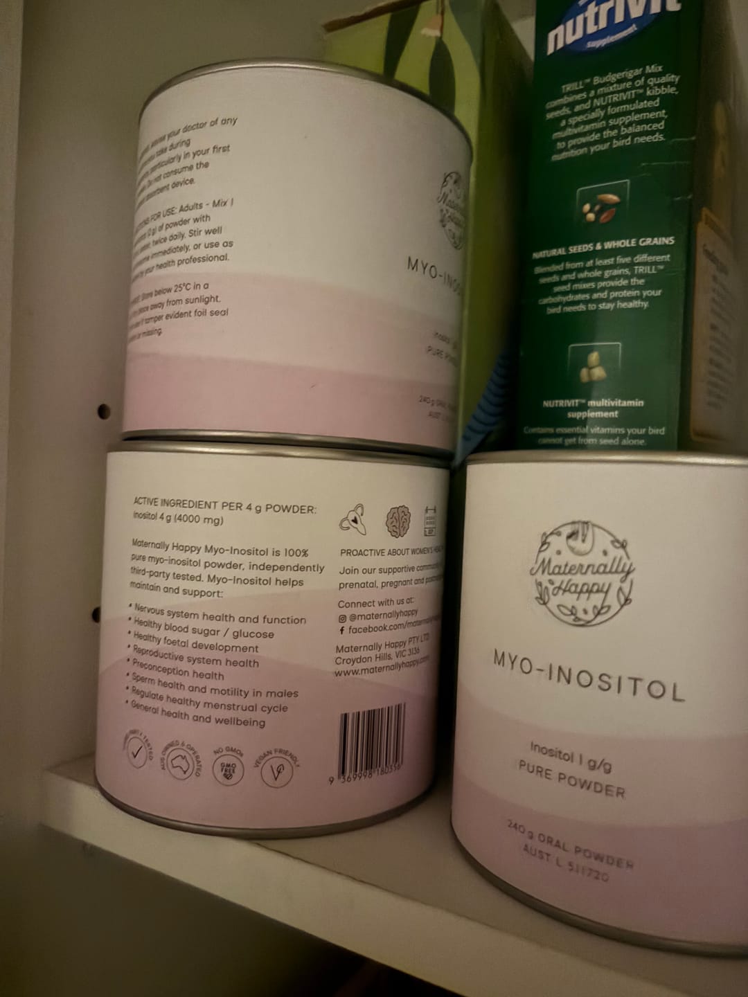 Customer photo review of Myo-Inositol
