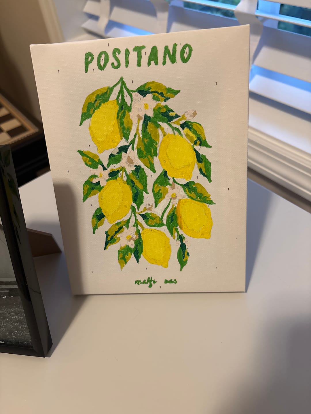 Customer photo review of 6 Mini Paintings - Italian Fruit & Drinks Set