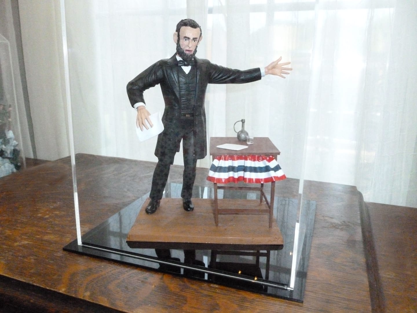 Customer photo review of Acrylic Versatile Display Case 8 X 8 X 12 Clear (A060/V42)