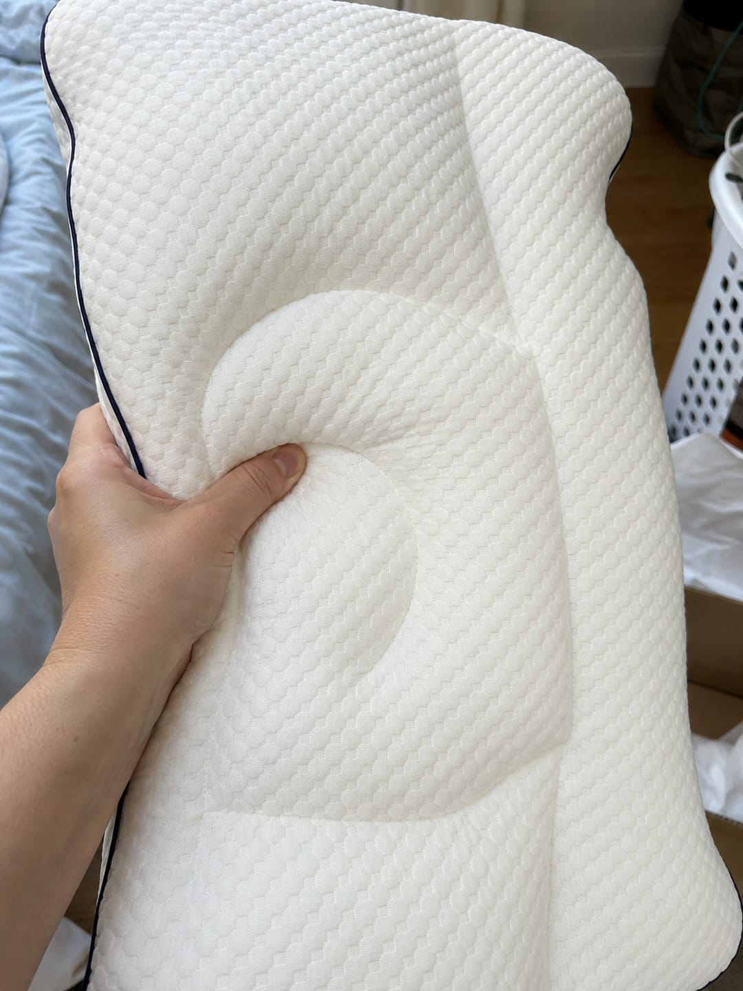 Customer photo review of Kid Ergonomic Posture Pillow | Fix the Problem Before It Starts