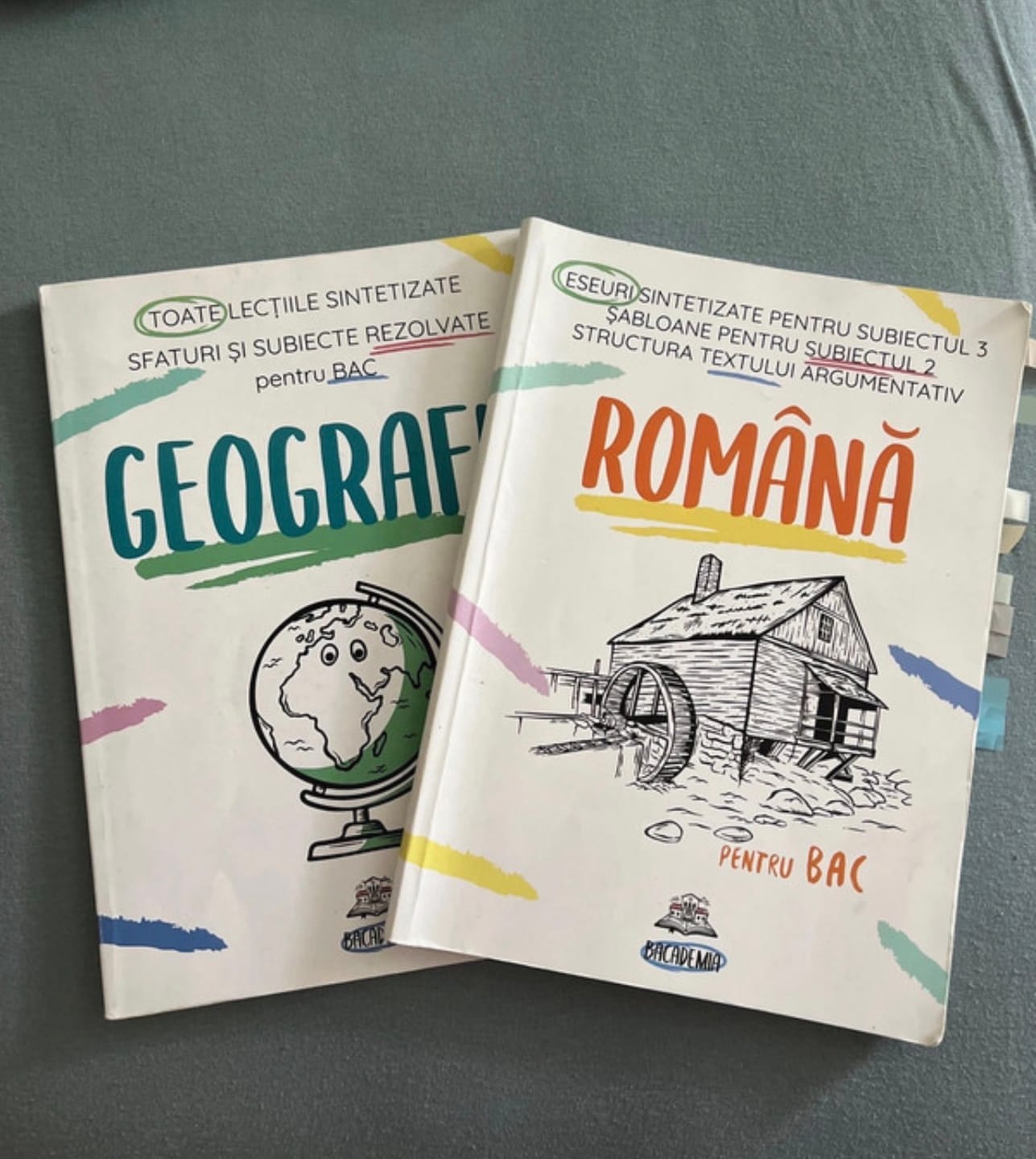 Customer photo review of Pachet Bacalaureat (Română + Matematică + Geografie) Bacademia