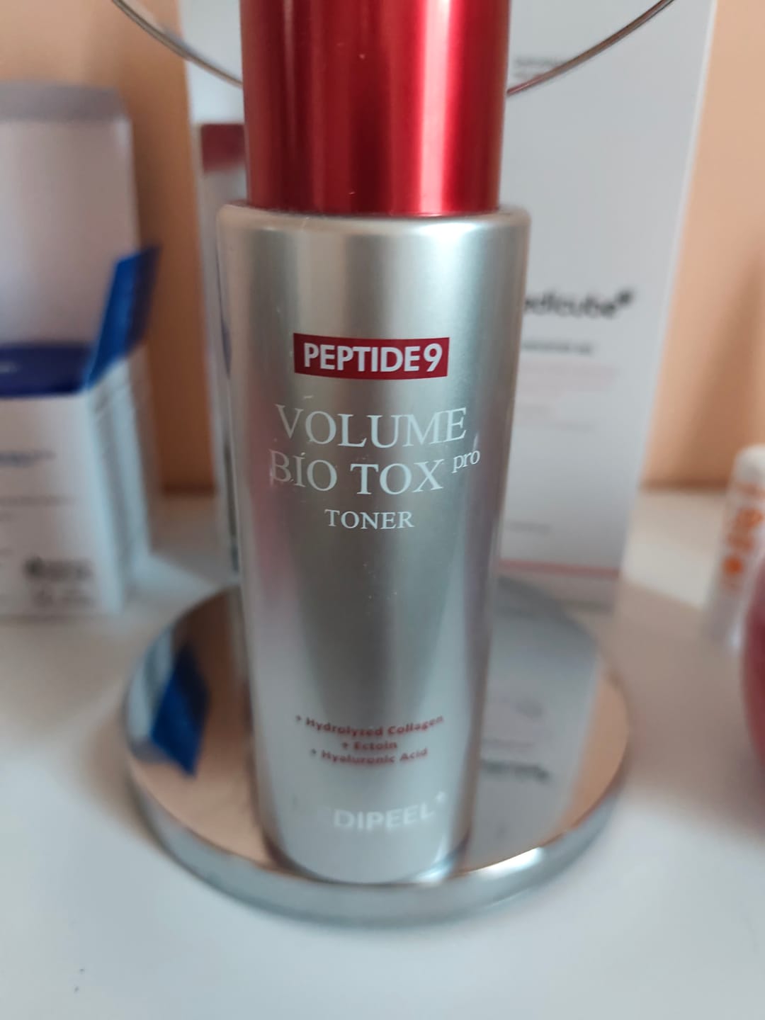 Customer photo review of Peptīdu toniks-būsteris ar matriksilu Medi-Peel Peptide 9 Volume Bio Tox Toner Pro