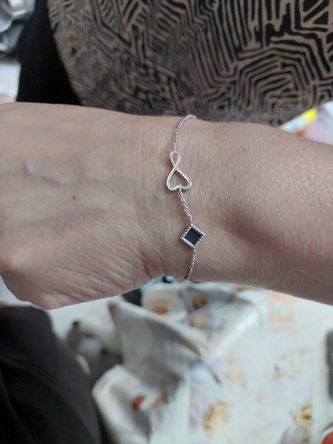 Customer photo review of Eternal Love Bracelet