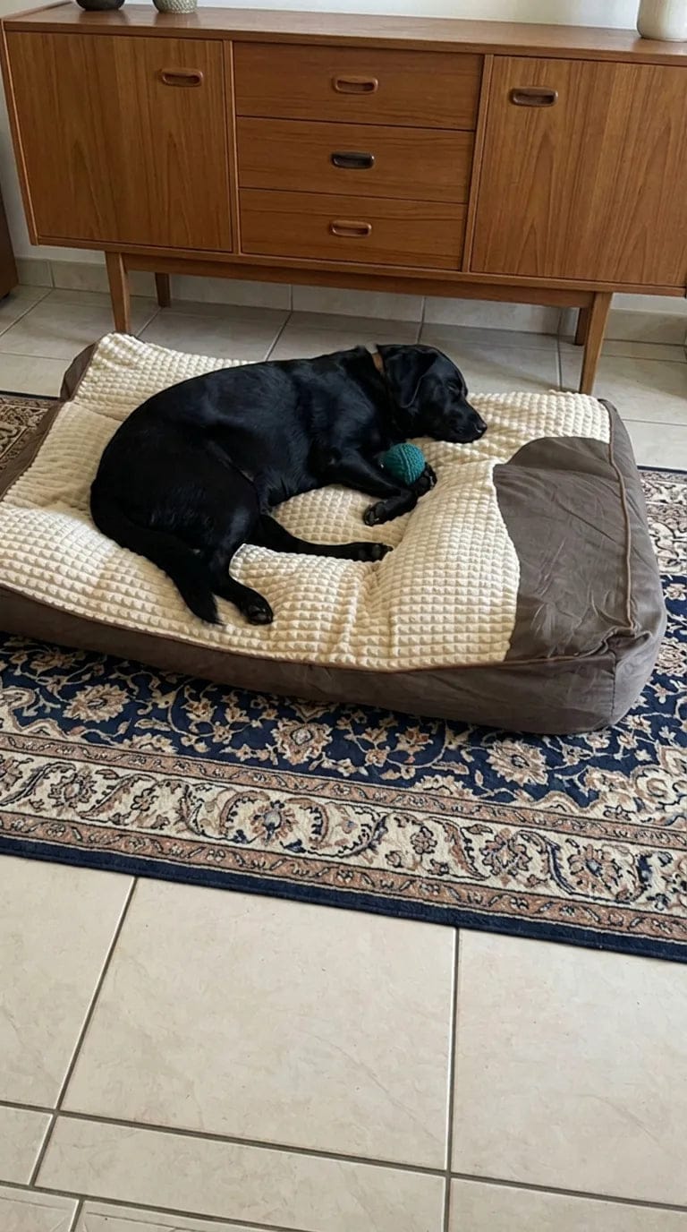 Customer photo review of Lit pour chien orthopédique