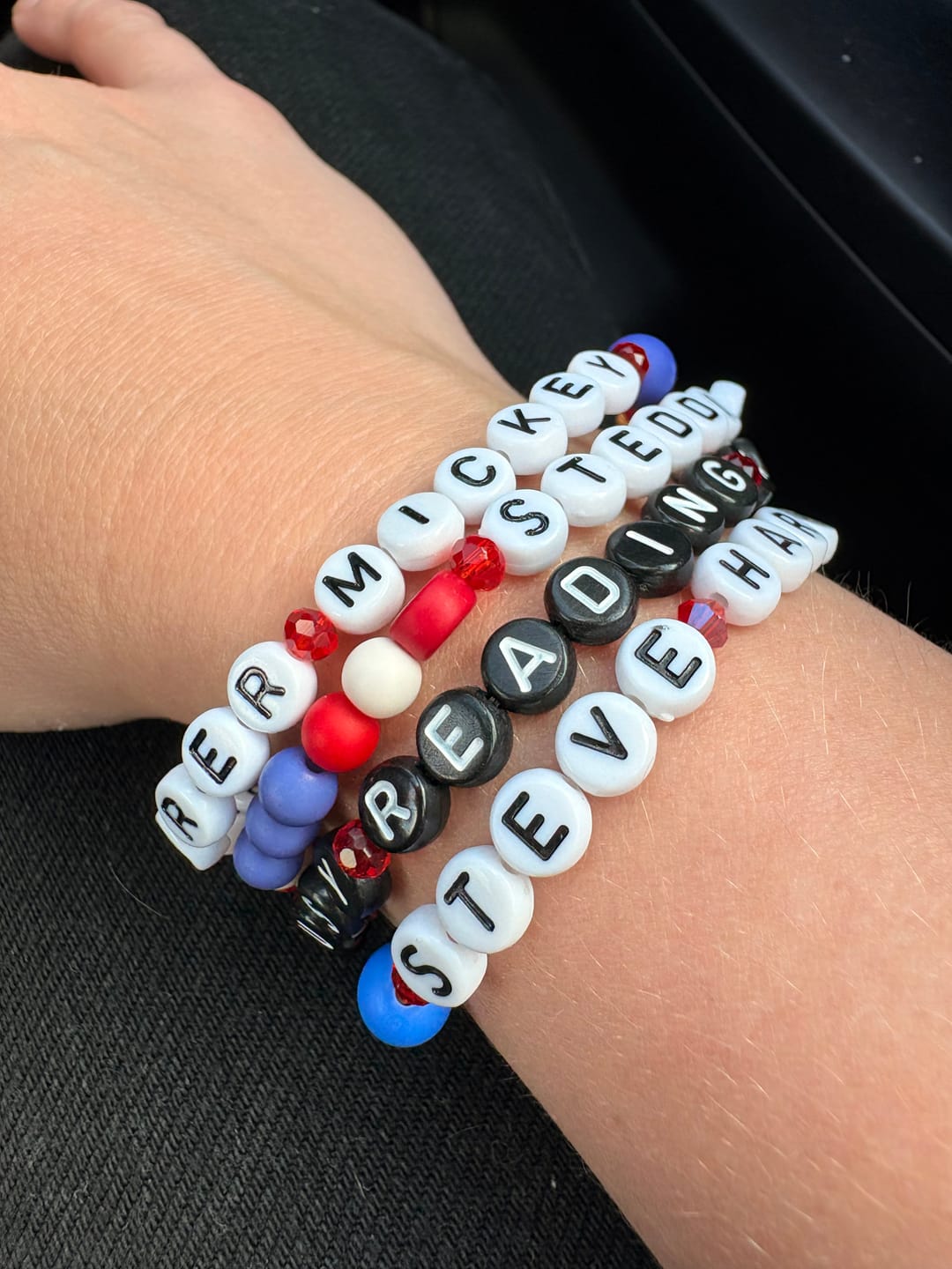 Customer photo review of Custom Friendship Bracelet