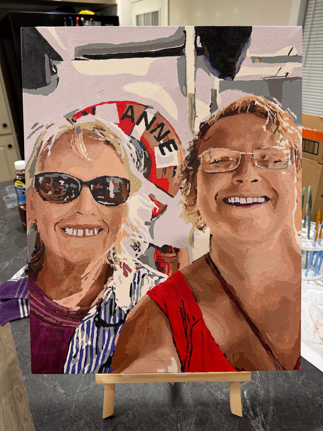 Customer photo review of CUSTOM PAINT BY NUMBER KIT
