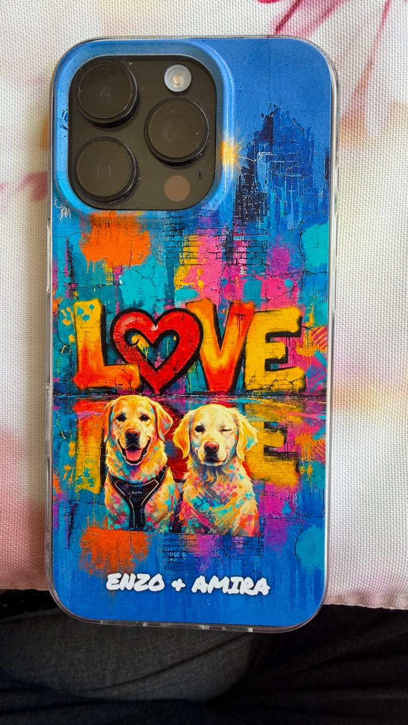 Customer photo review of Personalisierte Handyhülle - Streetart