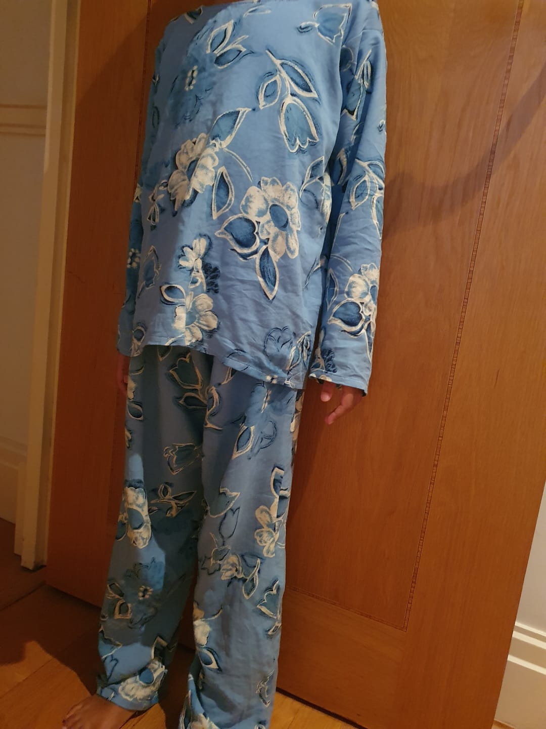 Customer photo review of Vintage Posy Viscose Challis Fabric