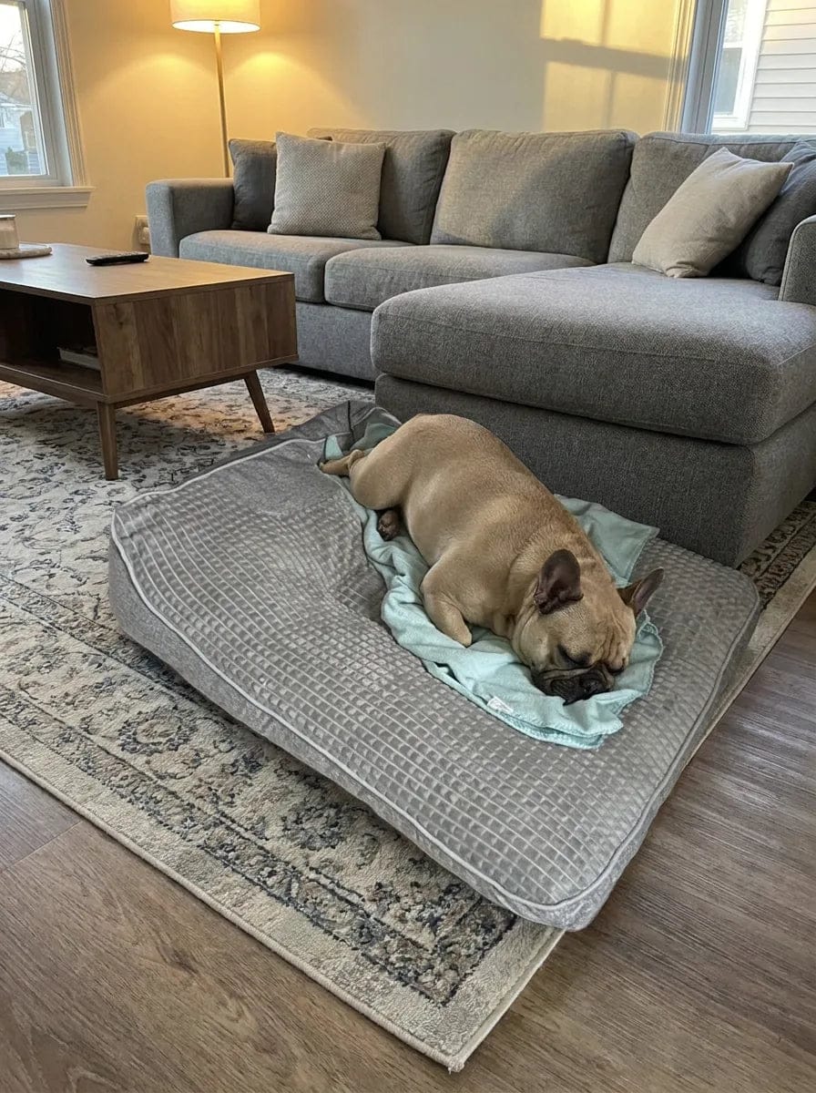Customer photo review of Lit pour chien orthopédique