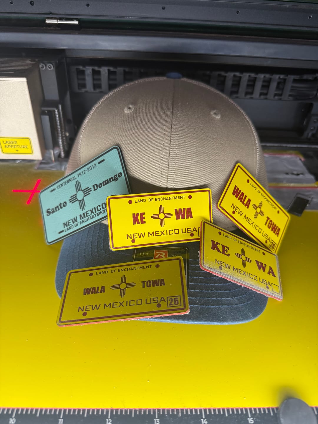 Customer photo review of Acrylic Panel -  Yellow / Red  (12"x24") - 1/16” thickness