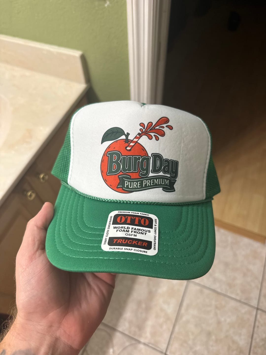 Customer photo review of 36-Custom Trucker Hats