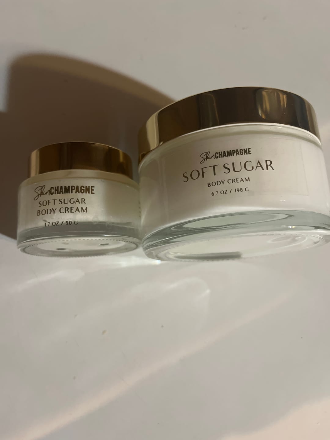 Customer photo review of SOFT SUGAR BODY CREAM