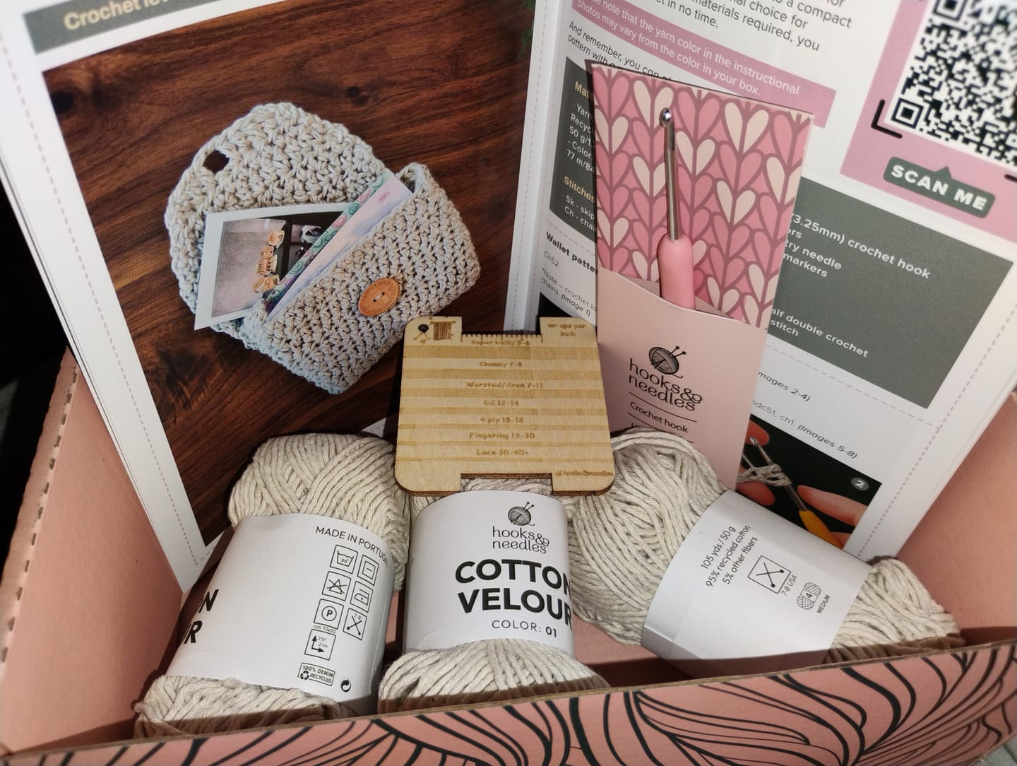 Customer photo review of Hooks & Needles Subscription Box