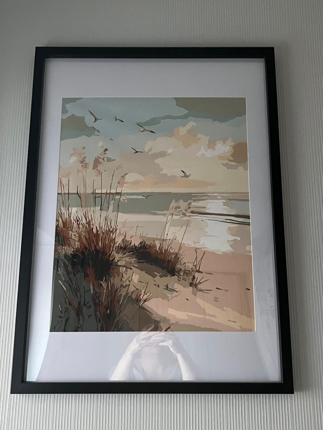 Customer photo review of Golden Dunes | Paint by Number