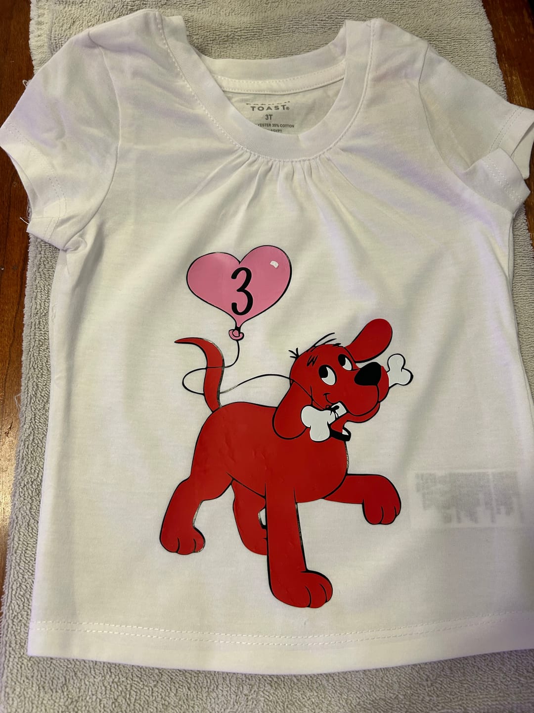 Customer photo review of Clifford - Big Red Dog, Svg, Dxf, Eps, Png