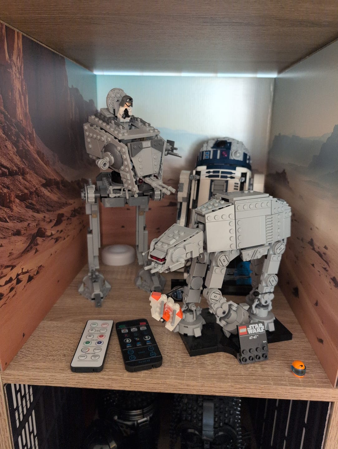 Customer photo review of Dune Sea Desert & Sanctuary Moon Forest Sides - for Ikea® Kallax