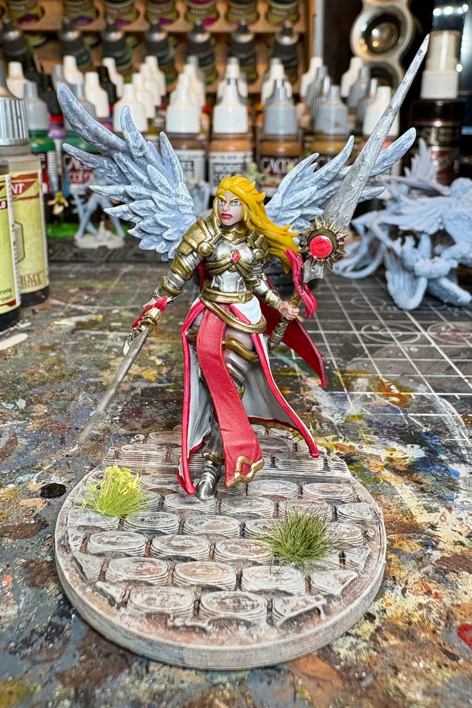 Customer photo review of Paladin Aasimar from Kingdom Of Tiradom