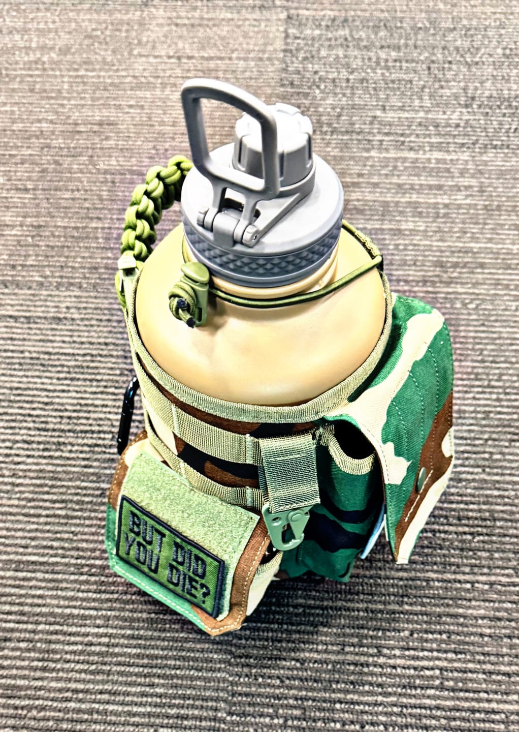 Customer photo review of 64oz Battle Bottle Water Bottles