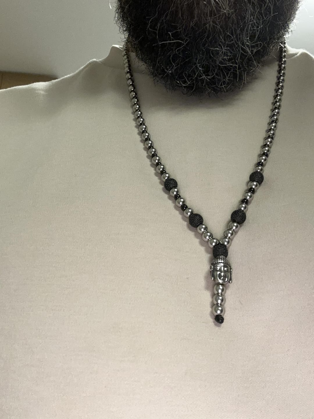 Customer photo review of Buddha Necklace