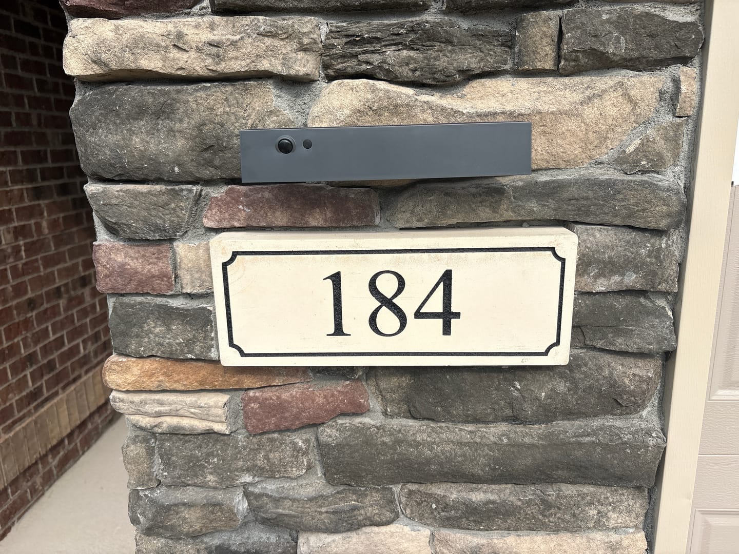 Customer photo review of Solar Wall Light with Motion Sensor