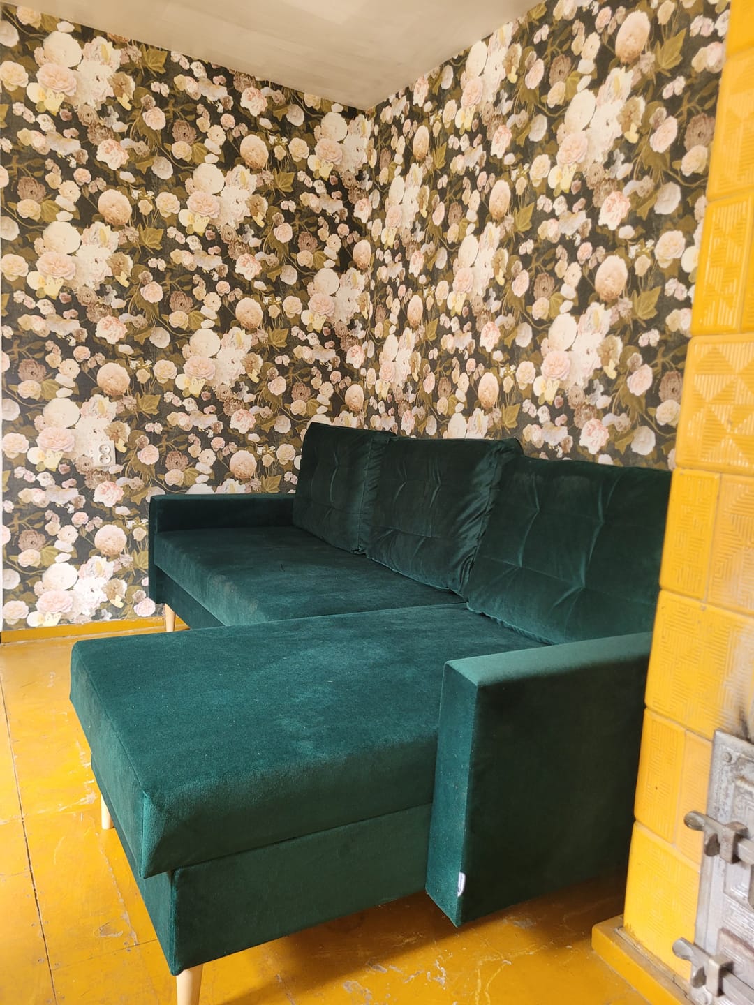 Customer photo review of Narożnik BLANK velvet