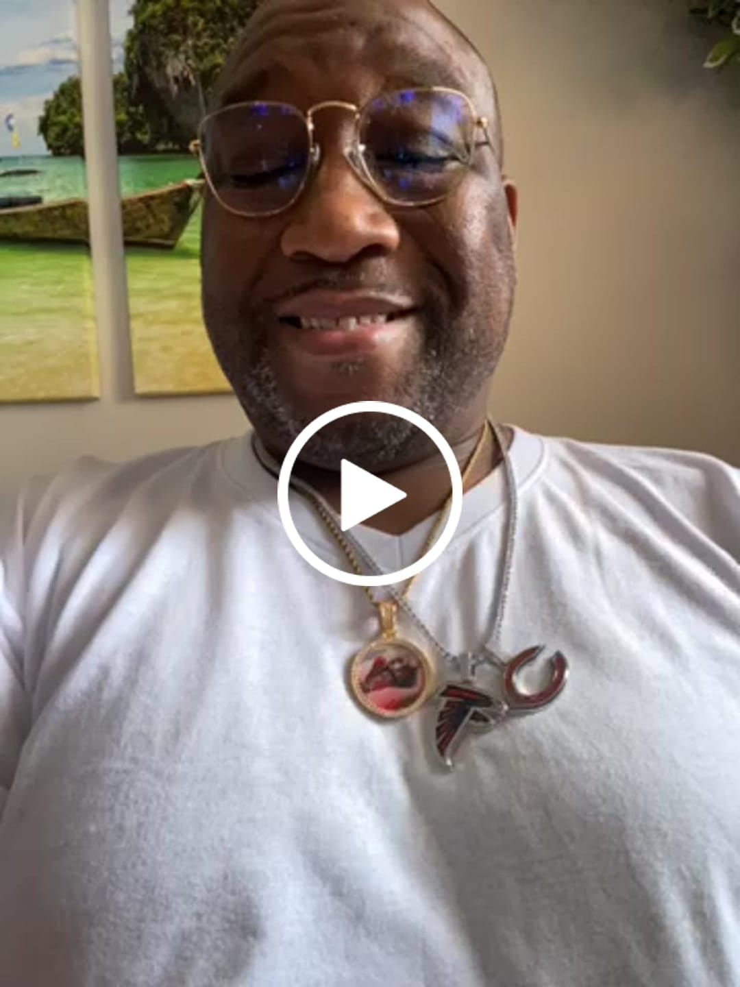 Customer video review of Diamond Studded Angel Wing Photo Necklace