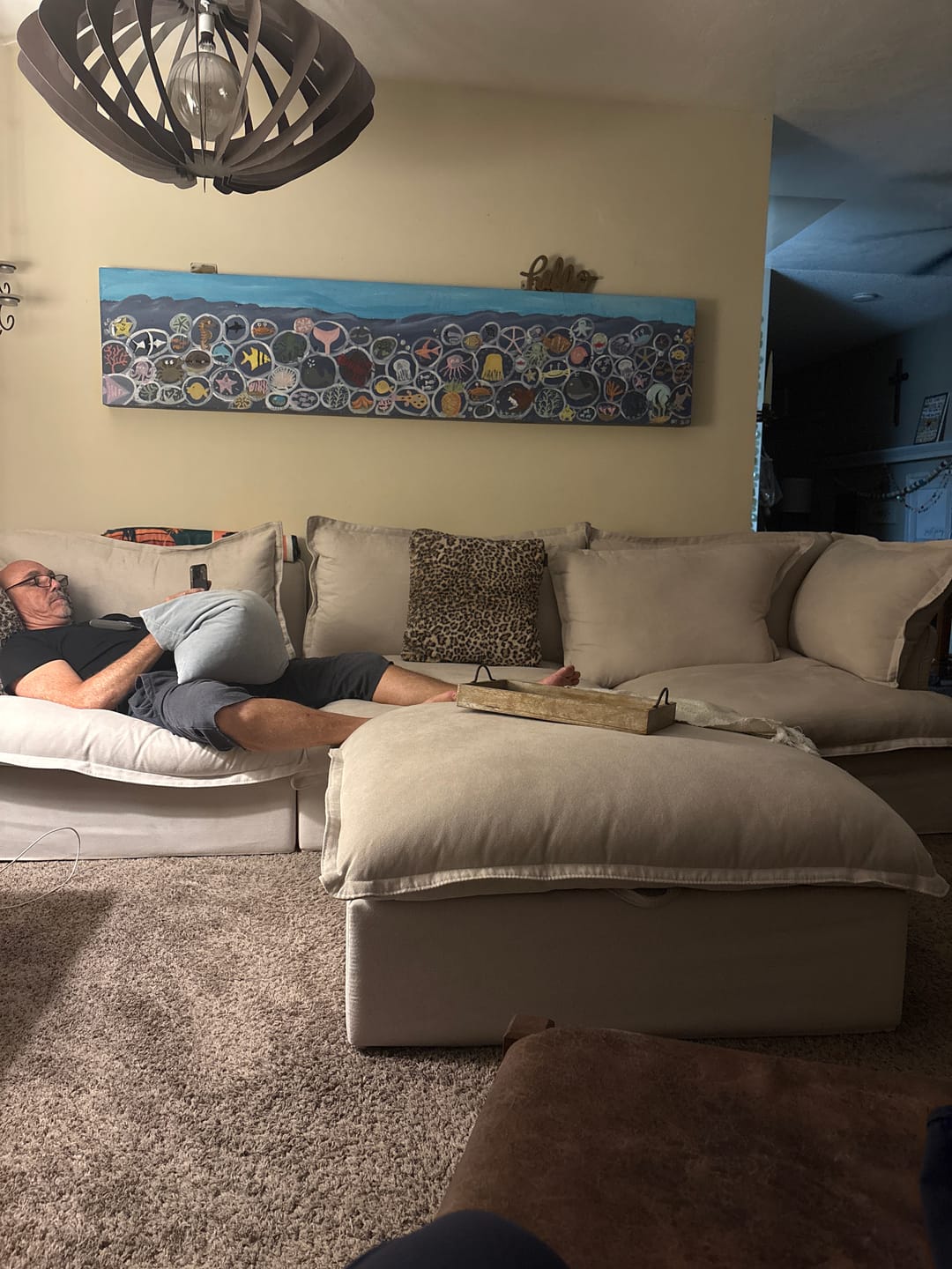 Customer photo review of Modular Luxe 3-Seater Sectional in Beige