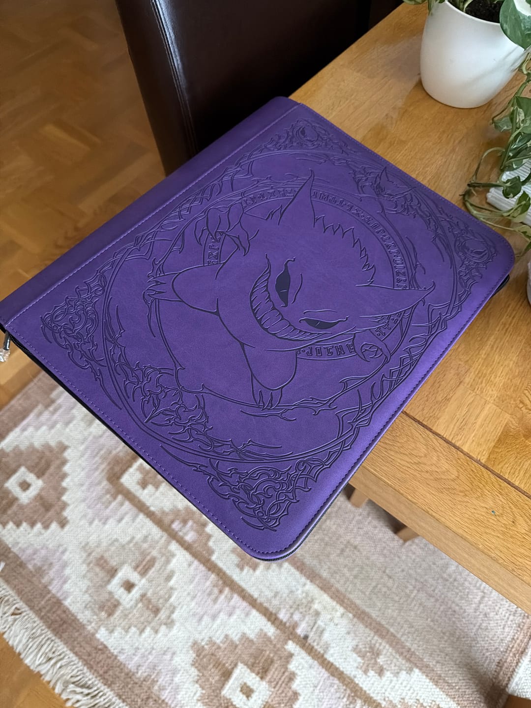 Customer photo review of Purple Evil - Toploader Trading Card Binder