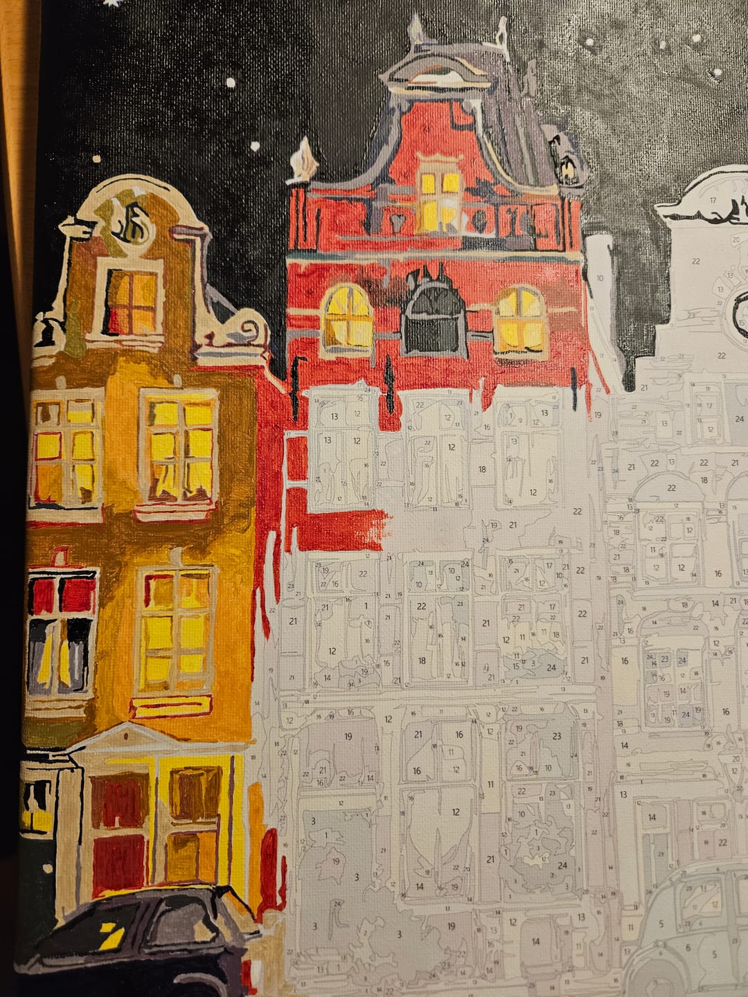 Customer photo review of Malen nach Zahlen - Heiligabend in Amsterdam