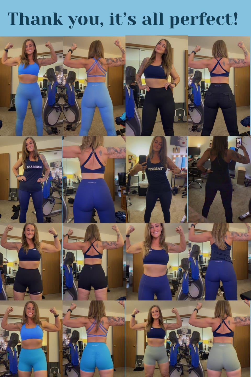 Customer photo review of Icon Flare Leggings