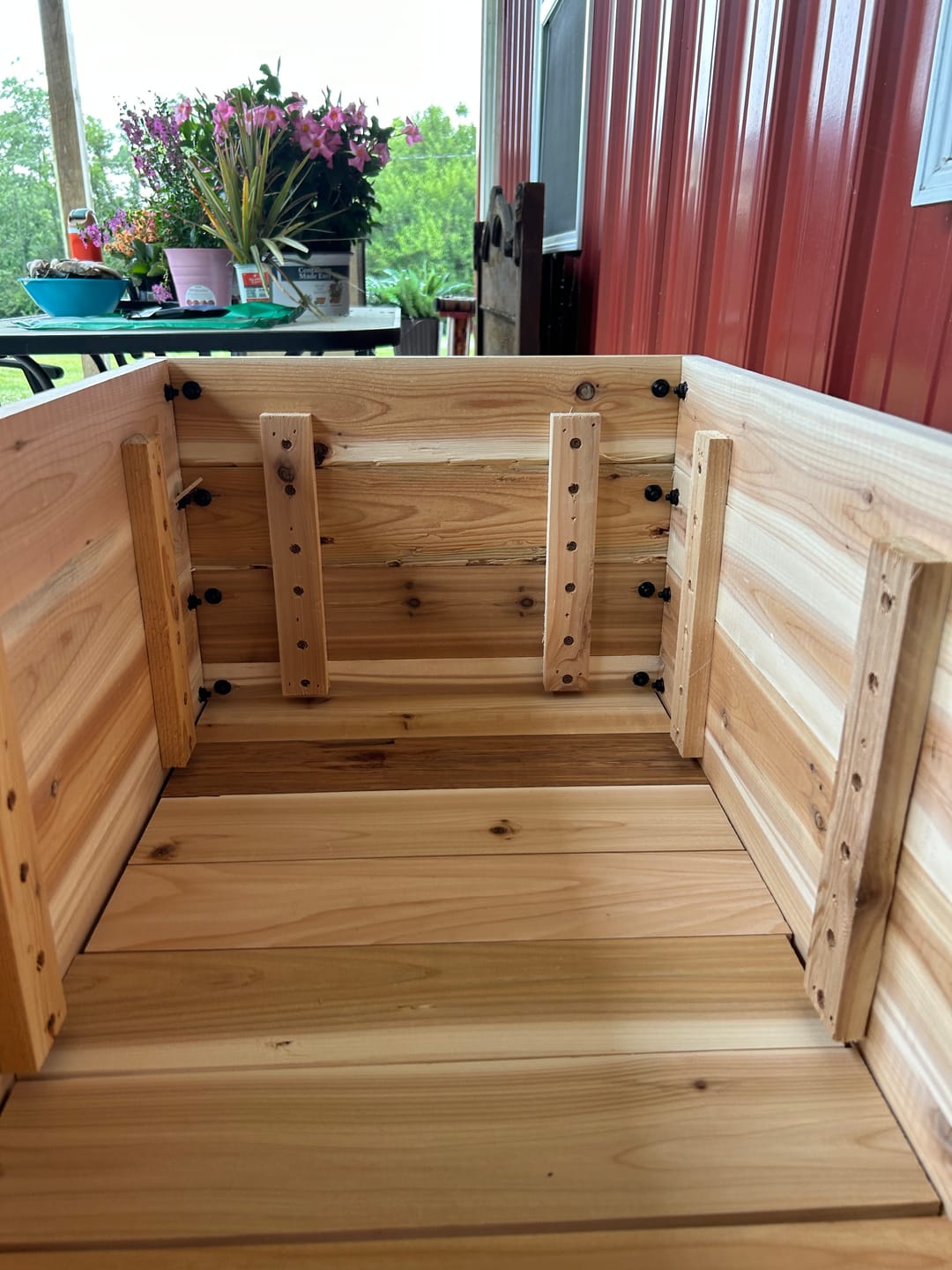 Customer photo review of 18″ x 48″ Deep Root Raised Garden Bed - 30″ TALL - Select Grade