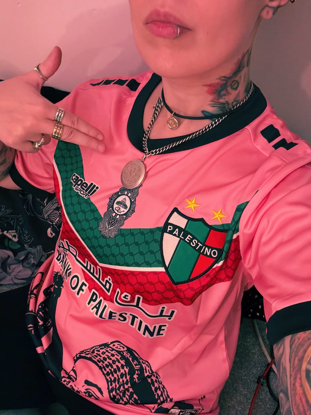 Customer photo review of FC PALESTINO - WARRIOR EDITION ROSE