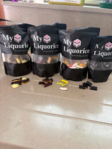 Customer photo review of Most Popular Bundle - 4 packs of our most popular sweets